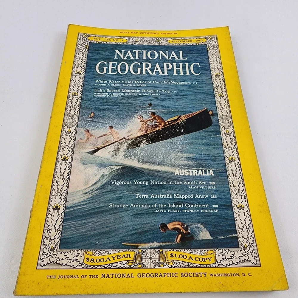 National Geographic Magazine September‎ 1963 No  Insert